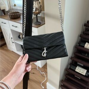 Rebecca Minkoff Black Quilted Crossbody Bag